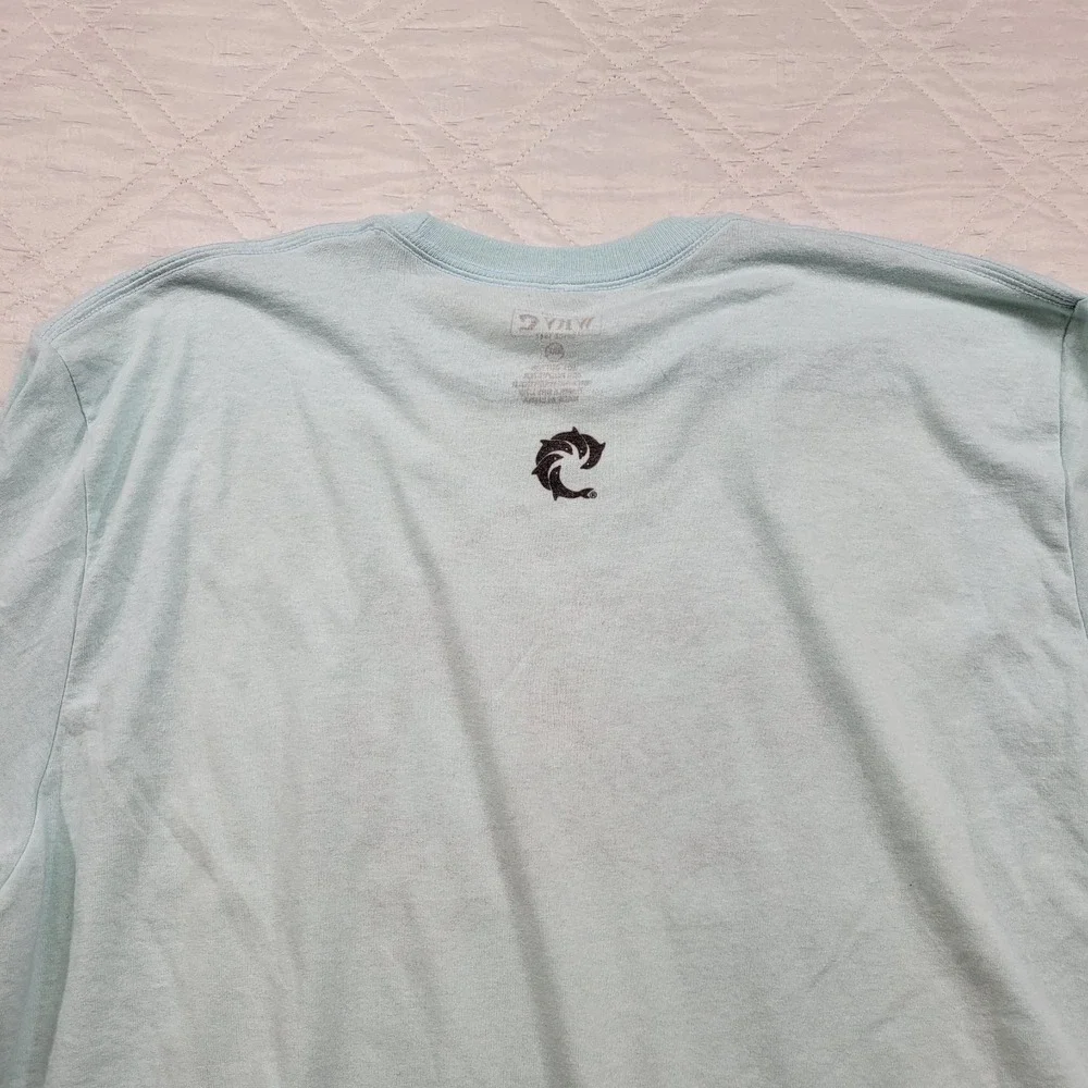WRV Wave Riding Vehicles Vintage sky blue long sleeve T shirt Size XXL nwt - Picture 5 of 5